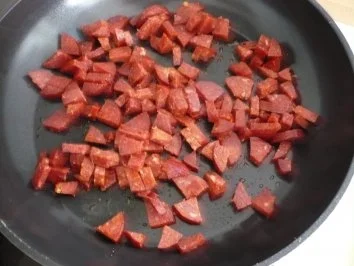 Rezept: Penne mit Chorizo Bild Nr. 4 Penne mit Chorizo - Rezept - Bild Nr. 4