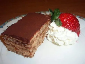 Rezept: Tiramisu mit Nuss-Schokocreme Tiramisu mit Nuss-Schokocreme - Rezept