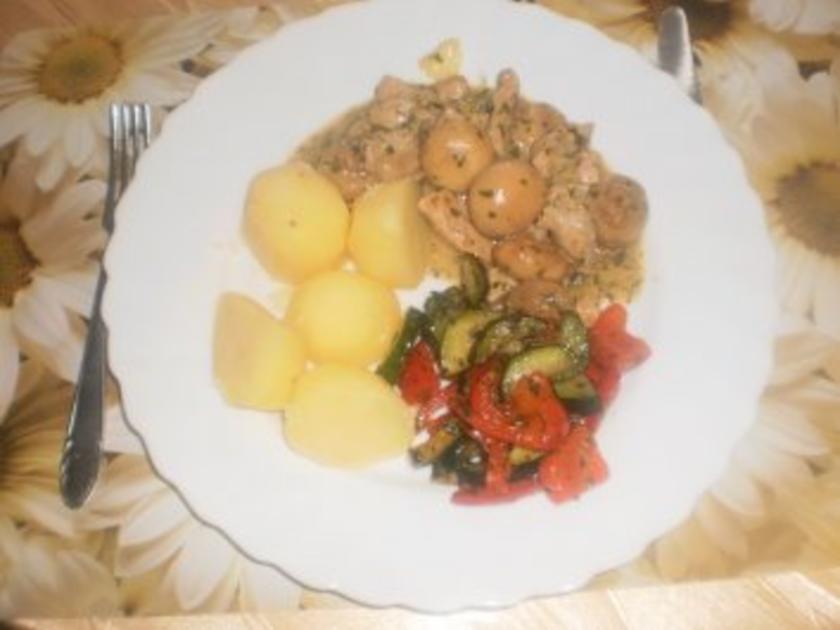 Pilz-Schweinefleisch-Pfanne - Rezept mit Bild - kochbar.de