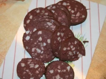 Rezept: Blutwurst Püree Torte Bild Nr. 4 Blutwurst Püree Torte - Rezept - Bild Nr. 4