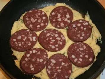 Rezept: Blutwurst Püree Torte Bild Nr. 8 Blutwurst Püree Torte - Rezept - Bild Nr. 8