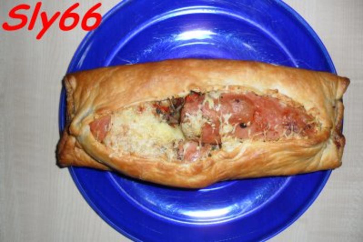 Snacks:Knacker im Blätterteig - Rezept