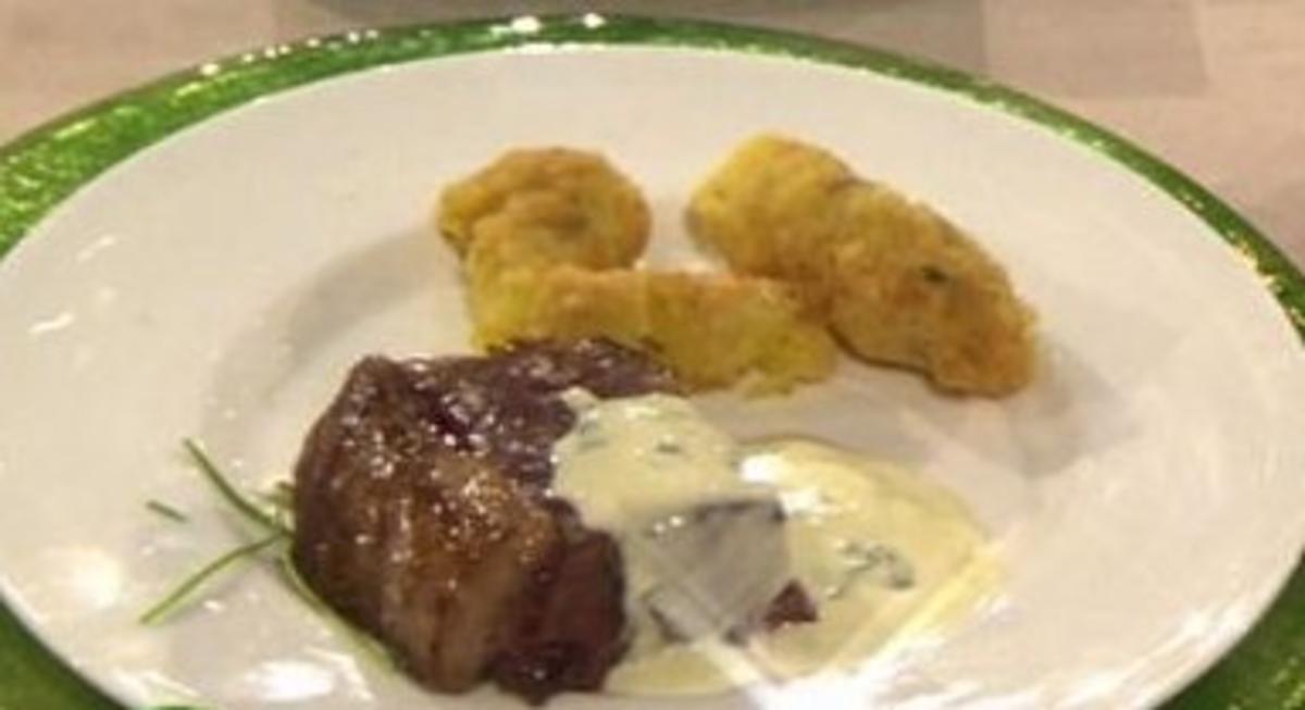 Bilder für Porterhousesteak mit Kräuter-Hollandaise und Kroketten (Bernhard Brink) - Rezept