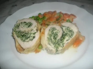 Putenroulade im Strudelteig - Rezept