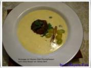 Weinsuppe mit Rosinen-Fleischpflanzerl - Rezept
