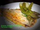 Gefüllte-Parmesan-Crépe mit grünem Spargel - Rezept