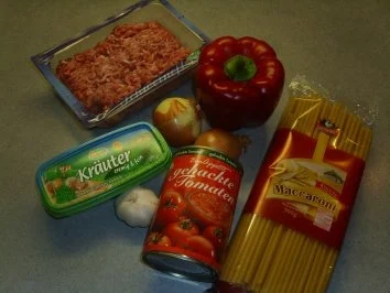 Nudelgerichte: Makkaroni mit einer Hack-Käse-Sosse - Rezept - Bild Nr. 2