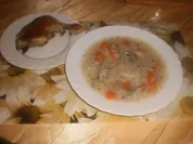 Rezept: Reiseintopf mit gebratener Hรผhnerkeule Reiseintopf mit gebratener Hรผhnerkeule - Rezept