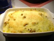 Blumenkohl mit Hack aus dem Ofen - Rezept
