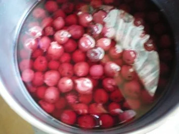 Eisbowle mit Kirschen (Fotos da..)oder Kirsch-Schlamm-Bowle genannt.... - Rezept - Bild Nr. 2