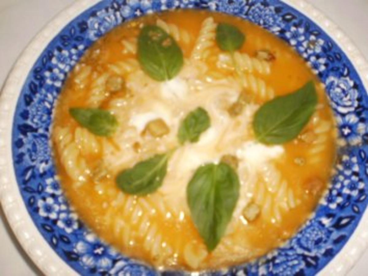 Italienische Tomatencremesuppe - Rezept