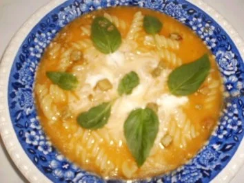 Italienische Tomatencremesuppe - Rezept