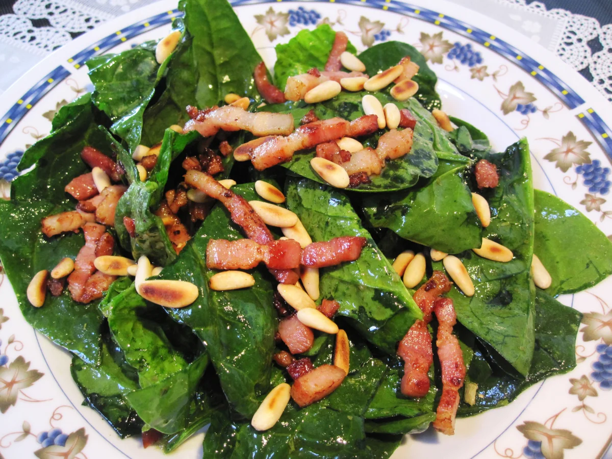 Spinatsalat oder Salat von Spinat ... - Rezept - Bild Nr. 7