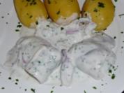 Matjes in Joghurt - Schnittlauchsoße - Rezept
