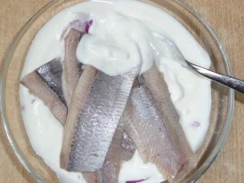 Matjes in Joghurt - Schnittlauchsoße - Rezept - Bild Nr. 4