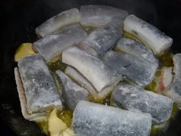 Rezept: Aal satt. frisch gebraten... Bild Nr. 5 Aal satt. frisch gebraten... - Rezept - Bild Nr. 5