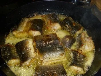 Rezept: Aal satt. frisch gebraten... Bild Nr. 6 Aal satt. frisch gebraten... - Rezept - Bild Nr. 6