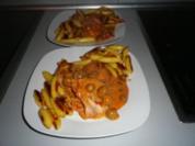 Putenmedallions mit Schupfnudeln - Rezept