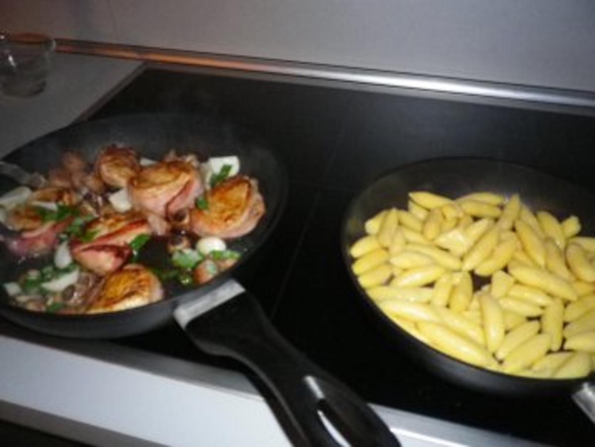 Putenmedallions mit Schupfnudeln - Rezept - Bild Nr. 2