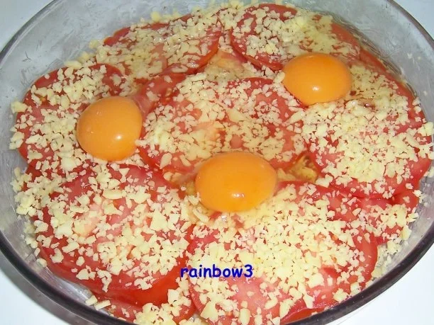 Auflauf: Eier auf Tomaten - Rezept - Bild Nr. 4