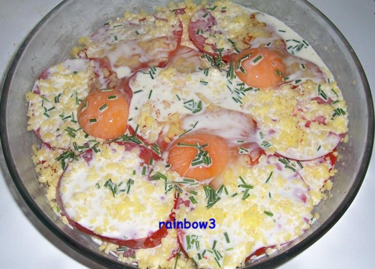 Auflauf: Eier auf Tomaten - Rezept - Bild Nr. 5