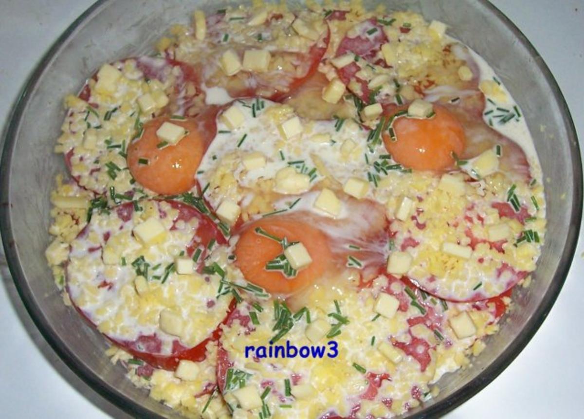 Auflauf: Eier auf Tomaten - Rezept - Bild Nr. 6