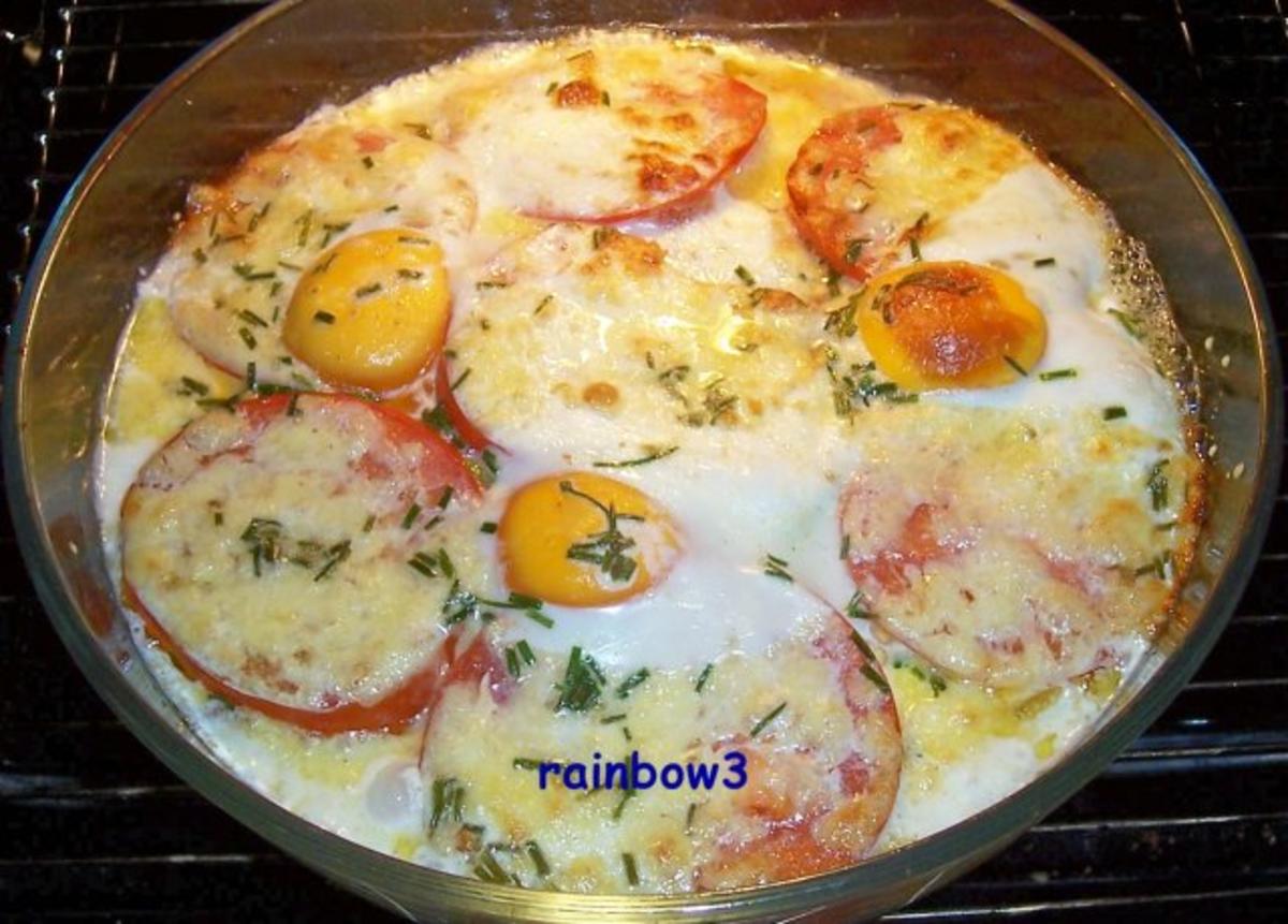 Auflauf: Eier auf Tomaten - Rezept - Bild Nr. 7