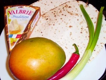 Rezept: Snack: Quesadilla afrutado Bild Nr. 2 Snack: Quesadilla afrutado - Rezept - Bild Nr. 2