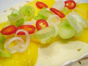 Rezept: Snack: Quesadilla afrutado Bild Nr. 4 Snack: Quesadilla afrutado - Rezept - Bild Nr. 4