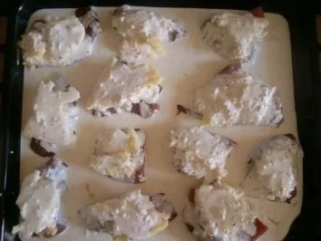 Rezept: Putenbrustscheiben mit Rösti überbacken Bild Nr. 5 Putenbrustscheiben mit Rösti überbacken - Rezept - Bild Nr. 5