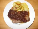 Rezept: D: Zwiebelrostbraten mit Rotweinzwiebeln D: Zwiebelrostbraten mit Rotweinzwiebeln - Rezept