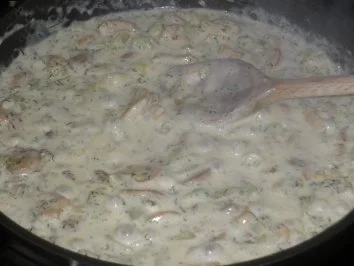 Rezept: Schnitzelchen mit Pilz-Schmorgurken-Gemüse Bild Nr. 6 Schnitzelchen mit Pilz-Schmorgurken-Gemüse - Rezept - Bild Nr. 6