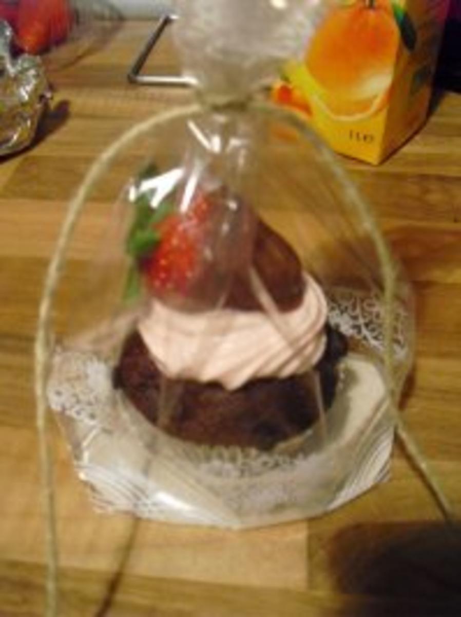 Bilder für Erdbeer Cupcakes - Rezept