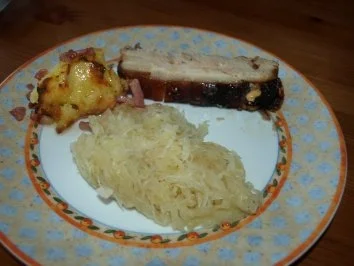Gefüllter Schweinebauch - Rezept