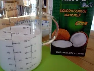 Rezept: Cocco cotta mit Lime Curd und Schoki Bild Nr. 3 Cocco cotta mit Lime Curd und Schoki - Rezept - Bild Nr. 3