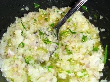 Fleisch: Bratwurst mit fruchtige Currysauce - Rezept - Bild Nr. 4