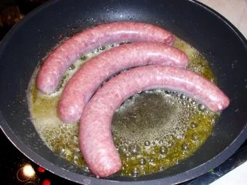 Fleisch: Bratwurst mit fruchtige Currysauce - Rezept - Bild Nr. 6