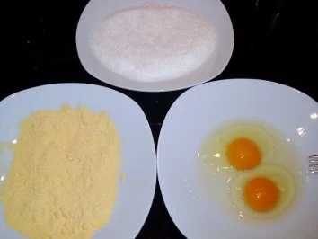 Fleisch: Schweineschnitzel in Kokospanade - Rezept - Bild Nr. 4