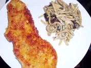 Rezept: Fleisch: Schweineschnitzel in Kokospanade Fleisch: Schweineschnitzel in Kokospanade - Rezept