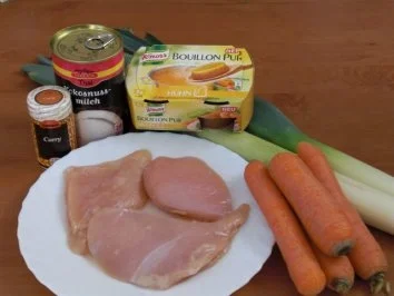 Rezept: Hähnchen-Curry mit Lauch und Möhren Bild Nr. 2 Hähnchen-Curry mit Lauch und Möhren - Rezept - Bild Nr. 2