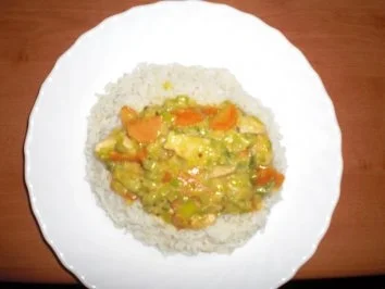 Rezept: Hähnchen-Curry mit Lauch und Möhren Bild Nr. 12 Hähnchen-Curry mit Lauch und Möhren - Rezept - Bild Nr. 12