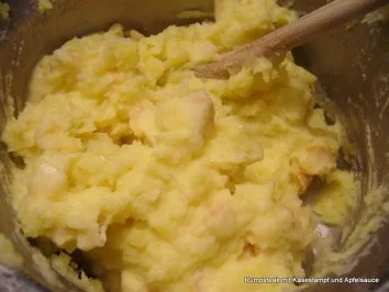 Rumpsteak mit Käsestampf und Apfelsauce - Rezept - Bild Nr. 7