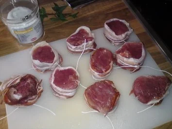 Rezept: Filet im Speckmantel Filet im Speckmantel - Rezept