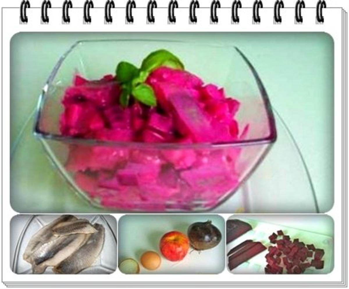 ♠  Matjessalat mit Rote Beete  ♠ - Rezept - Bild Nr. 2