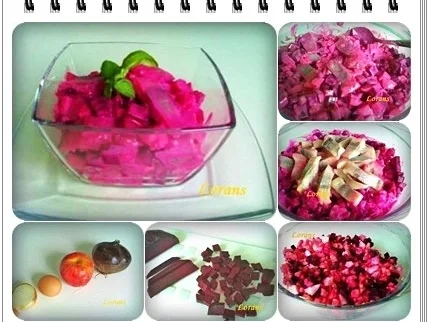 ♠  Matjessalat mit Rote Beete  ♠ - Rezept - Bild Nr. 10