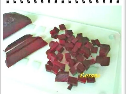 ♠  Matjessalat mit Rote Beete  ♠ - Rezept - Bild Nr. 5