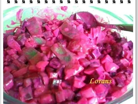 ♠  Matjessalat mit Rote Beete  ♠ - Rezept - Bild Nr. 9