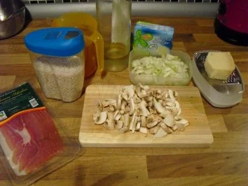 Rezept: Risotto mit Prosciutto Bild Nr. 2 Risotto mit Prosciutto - Rezept - Bild Nr. 2