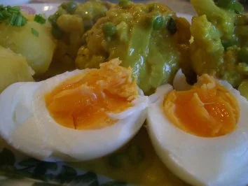 ++ Fleischlos++ Blumenkohl - Curry mit Erbsen und Ei - Rezept - Bild Nr. 6