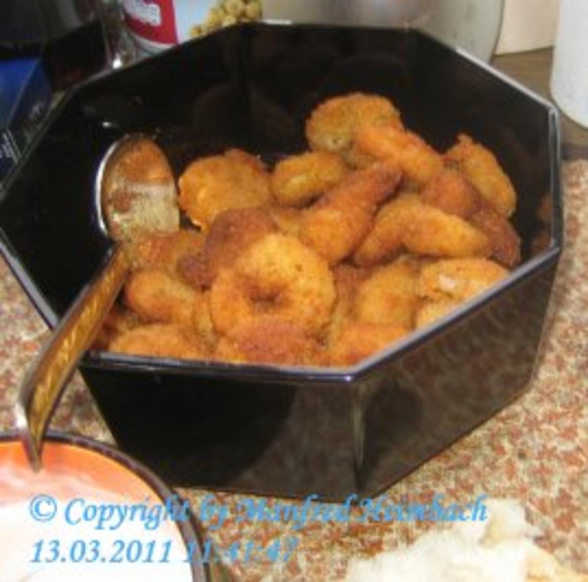 Shrimps – frittierte Shrimps in Bierteig a’la Manfred - Rezept